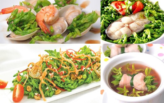 Блюда из цветов – уникальность вьетнамской кухни - ảnh 1